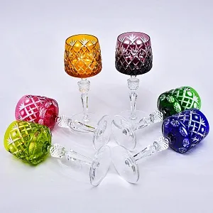 Бокалы для вина 6 -ть штук серия «BRISTOL» Хрусталь, NACHTMANN Германия, 70 -е годы ХХ века.