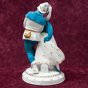 Большая Антикварная Фарфоровая Статуэтка «СЕЛЬСКИЙ ТАНЕЦ», HERTWIG Германия -1914 год.