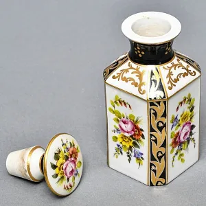 Антикварный Парфюмерный флакон, Edme Samson Франция, конец XIX - начало ХХ века.