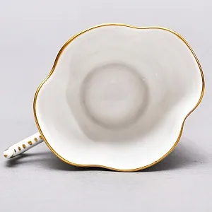 Коллекционная Фарфоровая Кофейная пара «APPONYI PURPUR», HEREND Венгрия.