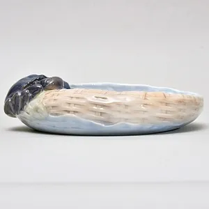 Коллекционное Фарфоровое Блюдо для морепродуктов «КРАБ», Royal Copenhagen Дания, 1966 год.