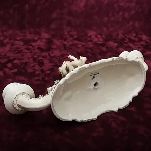 Подсвечник «Путти» Фарфор - Von Schierholz - Германия 1930-1950 годы ХХ века.