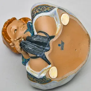 Коллекционная  Фарфоровая статуэтка «Ленивый день», Lladro серия Грес, Испания.