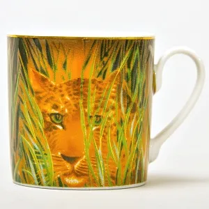 Коллекционная Фарфоровая Кофейная пара «Африканский Леопард», Rosenthal Германия - 2002 год..