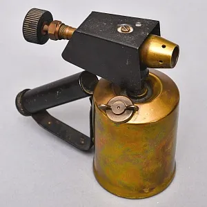 Редкость! Винтажная Бензиновая Горелка - Паяльная Латунная Лампа, Германия -50 гг.