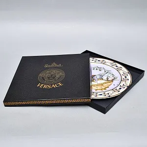Коллекционная Тарелка - Блюдо «Мир и Благополучие» Фарфор, VERSACE, Rosenthal Германия -1997 год. 