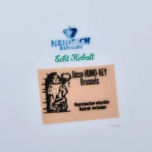 Коллекционная Фарфоровая Тарелка «Дилижанс», Heinrich Porzellan GmbH Германия, середина ХХ века.