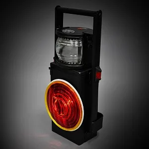 Большой Винтажный Железнодорожный Сигнальный Вагонный Фонарь, СССР - 1977 год.