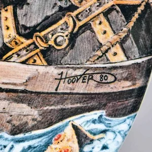 Коллекционная тарелка «Кентерберийские истории. Принцесса Констанца», Фарфор The Longton Crown Англия.