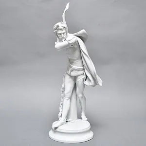  Редкая! Большая Фарфоровая статуэтка «МЕФИСТОФЕЛЬ», Scheibe-Alsbach Германия. 