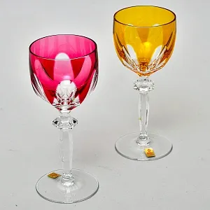 Набор «Тет-а-Тет» Пара Хрустальных Бокалов серия «BERTTA», NACHTMANN Германия, 70 -е годы.