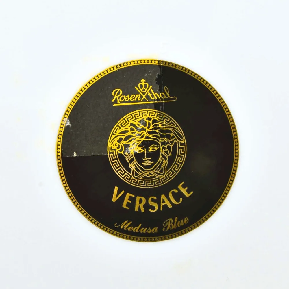 «MEDUSA BLUE» - Коллекционная Фарфоровая Тарелка - Блюдо, VERSACE, Rosenthal Германия.