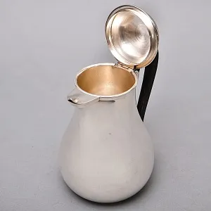 Винтажный Металлический Кофейник - Кувшин на 1,3 л., Silverplated, Boulenger Франция, 50-е гг. 