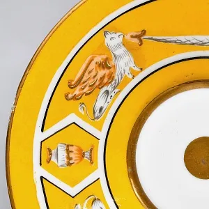 Антикварная Кофейная пара «Гриффоны», Фарфор Dressel & Kister Passau Германия, 1900 - 1922 годы. 