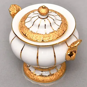 Редкость! Фарфоровый Кофейный сервиз на 6 персон - 21 предмет, Х форма MEISSEN, Германия.