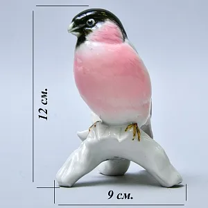 Редкость! Фарфоровая статуэтка «Снегирь», Karl Ens  Германия, 50-е годы ХХ века.