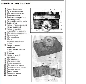 Плёночный фотоаппарат «Смена - 8М», СССР - 70-80-е годы ХХ века.