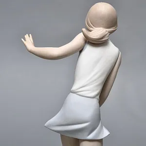 Парные Фарфоровые статуэтки «Теннисистка и Теннисист», Lladro Испания, 1982 - 1987 годы. 
