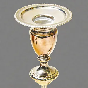 Старинный Канделябр - Подсвечник на Три Свечи, Silverplated SHEFFIELD Англия, начало ХХ века.