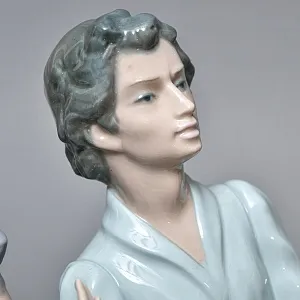 Коллекционная Фарфоровая статуэтка «Балетная пара. Танец», Nao by Lladro Испания, 80-е гг.