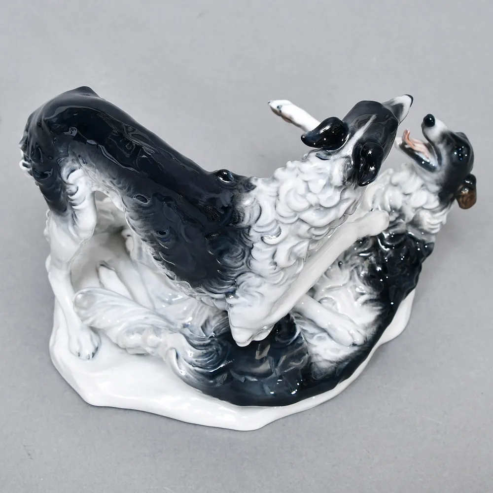 Коллекционная Фарфоровая статуэтка «Охотничьи собаки. Две Борзые», ROSENTHAL Германия.