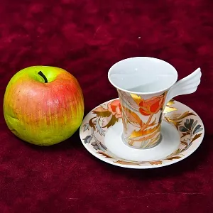 Авторская Коллекционная Кофейная Пара «Миф», фарфор Rosenthal, Германия.