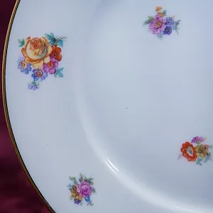 Коллекционная Чайная фарфоровая тройка - «ЛЕТО» Furstenberg, Германия 50 -егоды ХХ века.