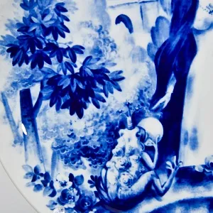 Коллекционная Фарфоровая Тарелка - Блюдо «Сказка. Царевна - Лягушка», MEISSEN Германия - 1982 год.