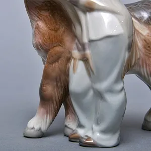 Коллекционная статуэтка «Мальчик с осликом», Фарфор Lladro Испания, 1971 - 1974 годы.