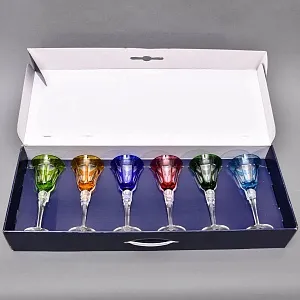 Редкость! Набор Хрустальных Бокалов для вина серия «Quelle», Limited Edition NACHTMANN Германия, конец ХХ века.