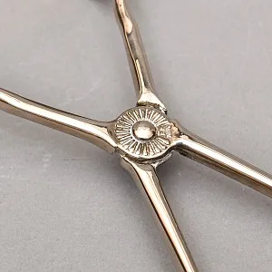 Сервировочные Щипцы для салата, Металл Silverplate, Англия - середина ХХ века.