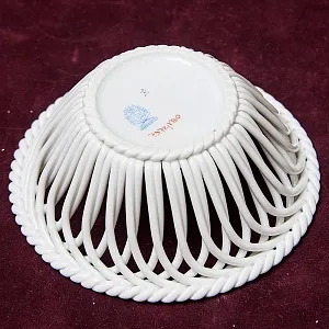 Фарфоровая Розетка - Вазочка - Конфетница «VICTORIA», HEREND Венгрия, вторая половина ХХ века. 