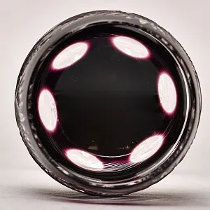 Хрустальный Бокал для вина серия «IMPERIAL» аметистового цвета, JOSEPHINENHUTTE Германия, 50-е годы ХХ века.