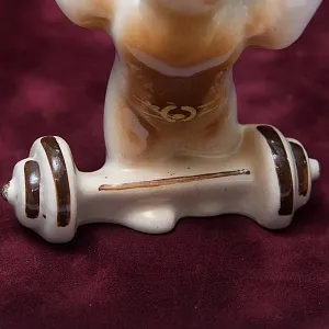 Коллекционный Триптих - Фарфоровые Статуэтки «Мишки - Олимпийцы», СССР Полонне ЗХК. 