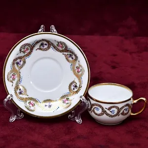 Антикварная Коллекционная Кофейная пара Rosenthal, Германия, 1919 - 1935 годы.