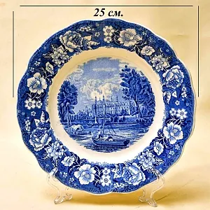 Столовый сервиз - Набор Фарфоровых Тарелок «Итонский колледж», Staffordshire Англия середина ХХ века.