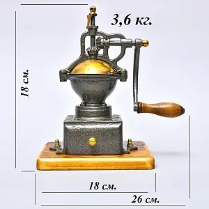 Антикварная Ручная Механическая Кофемолка - Мельница PEUGEOT, Франция начало ХХ века.