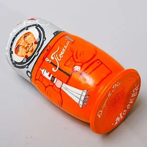 Авторский Сувенир - Памятный Подарок - «Матрёшка - Космонавты СССР», Дерево - Россия. 