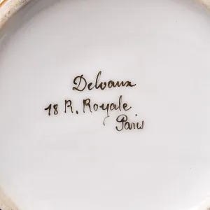 Фарфоровый Кувшин - Чайник для подачи горячего шоколада «Цветочная россыпь» с лопаткой, Франция.