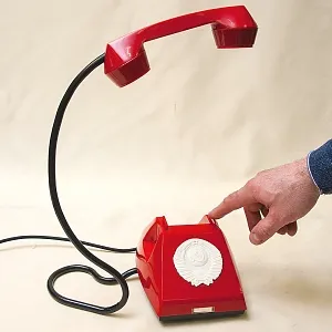 Настольная Электрическая Лампа - Светильник «Правительственный Телефон ТА-68» СССР.