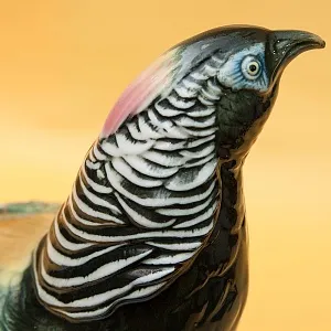 Большая Фарфоровая Статуэтка «Райская Птица» Н -30 см., Карл Энс / Karl Ens,  Германия, 50-е годы ХХ века.