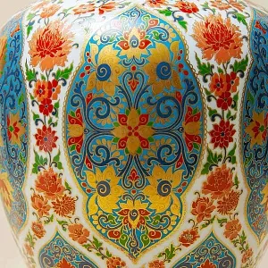 Большая Напольная Коллекционная Ваза «Wihan» фарфор KAISER Германия Н-45см.