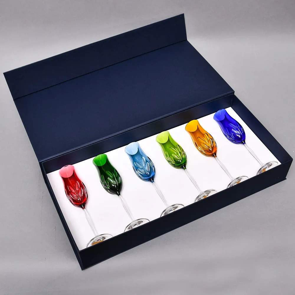 Редкость! Шесть Хрустальных Бокалов для Шампанского Limited Edition, NACHTMANN Германия конец ХХ века.