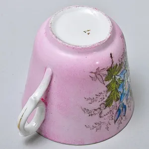 Антикварная Фарфороввая Чайная Пара «НА ПАМЯТЬ», Германия, конец XIX века.