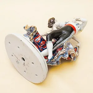 Редкость! Авторская Фарфоровая статуэтка «Испанский танец», СССР ЛЗФИ, 1967 - 1983 годы. 