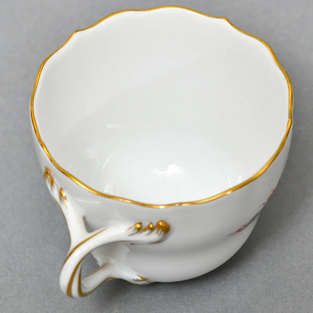 Коллекционная Кофейная пара «Серый Дракон», Фарфор, MEISSEN Германия, первая половина ХХ века.