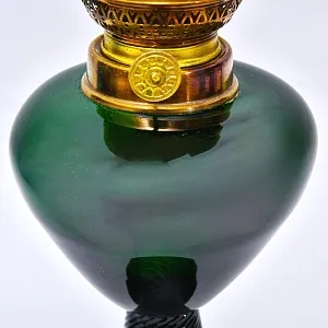 Редкость! Стеклянная Керосиновая Лампа, Unbekannter Hersteller, Германия первая половина ХХ века.