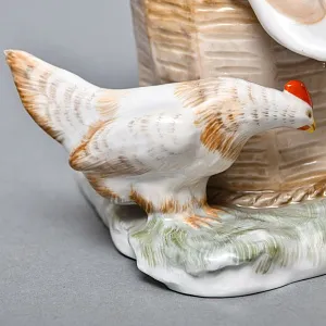 Большая Коллекционная Фарфоровая статуэтка «Бездельники», Россия ДФЗ Дулево. 