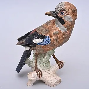 Коллекционная Фарфоровая Статуэтка «Птица - СОЙКА», Goebel Германия, 1964 - 1972 годы.