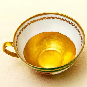 Антикварная, Коллекционная Кофейная пара, Франция, конец ХIX - начало ХХ века.